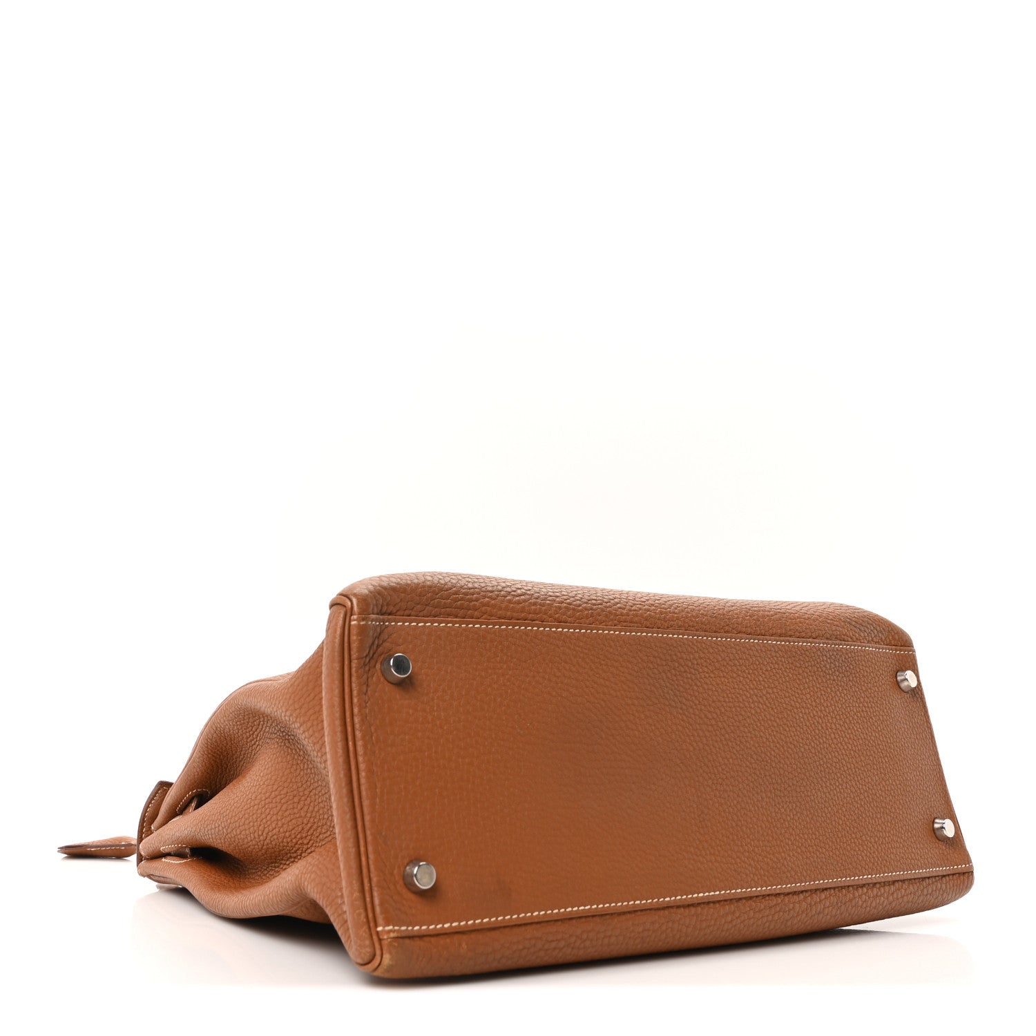 Hermes Taurillon Clemence Kelly Retourne 35 Gold 4 of 10