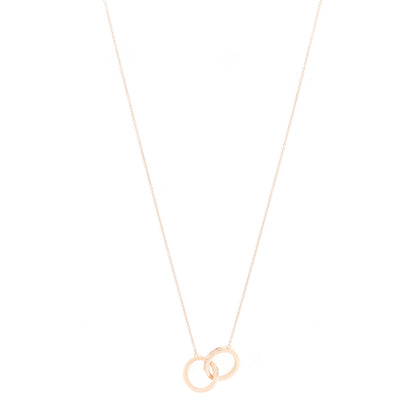 Tiffany 18K Rose Gold 1837 Interlocking Circles Pendant Necklace 1 of 6