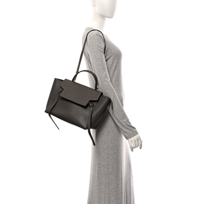 Celine Grained Calfskin Mini Belt Bag Grey 2 of 11