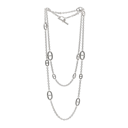 Hermes Sterling Silver Farandole Necklace 80 3 of 5