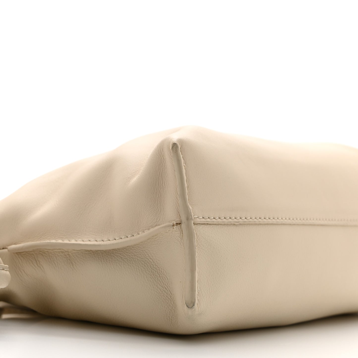 Calfskin Mini Flamenco Knot Clutch Angora