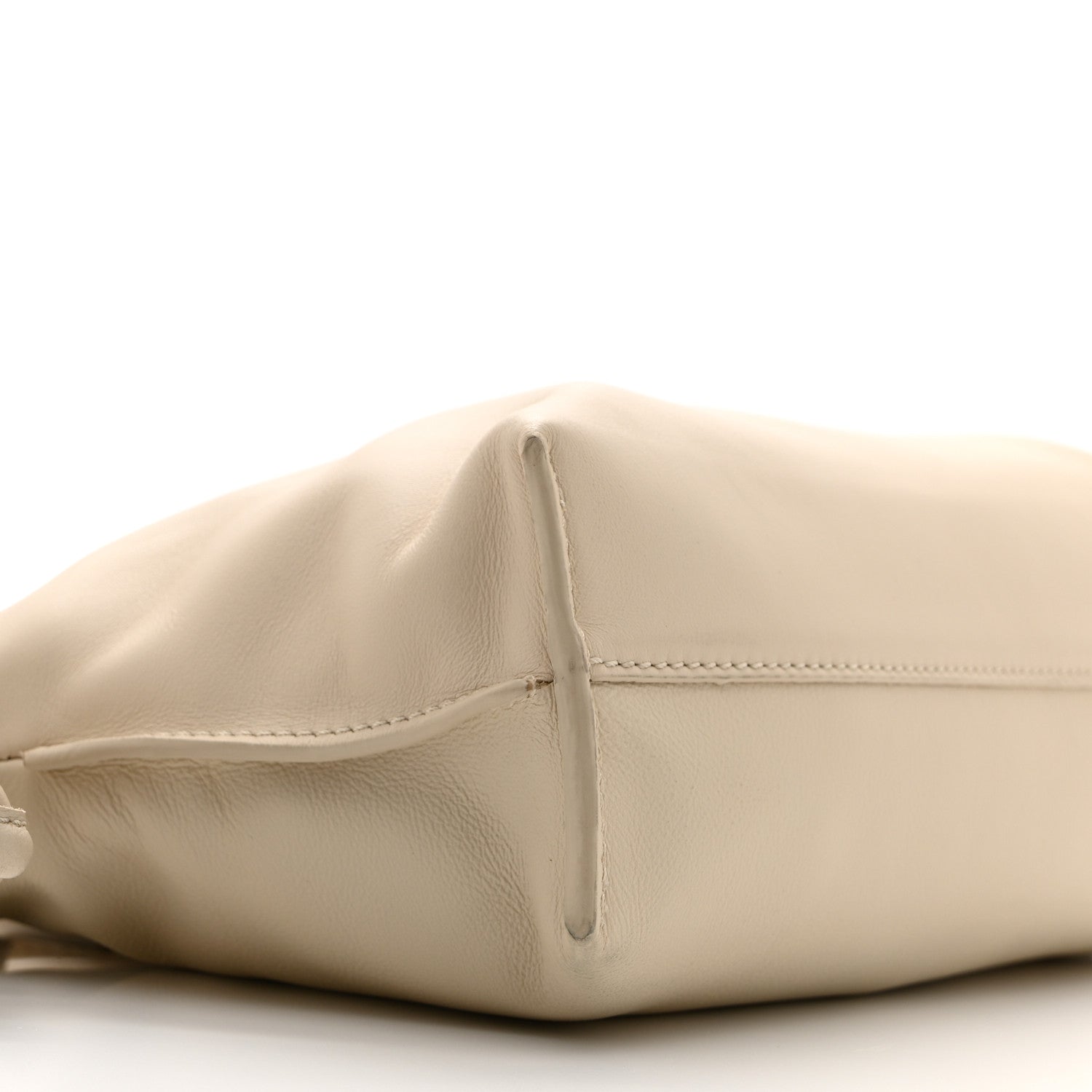 Loewe Calfskin Mini Flamenco Knot Clutch Angora 9 of 10