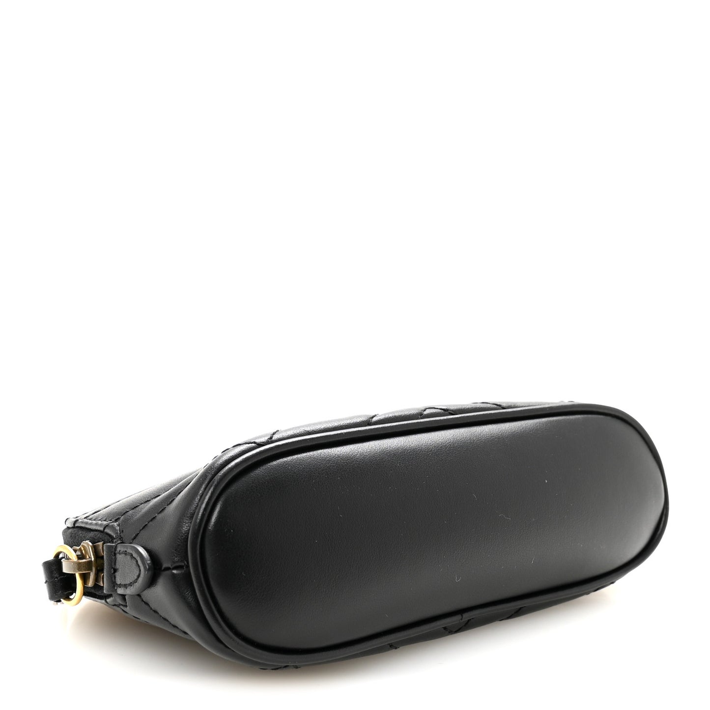 Calfskin Matelasse GG Marmont Pouch Cosmetic Case Black Black
