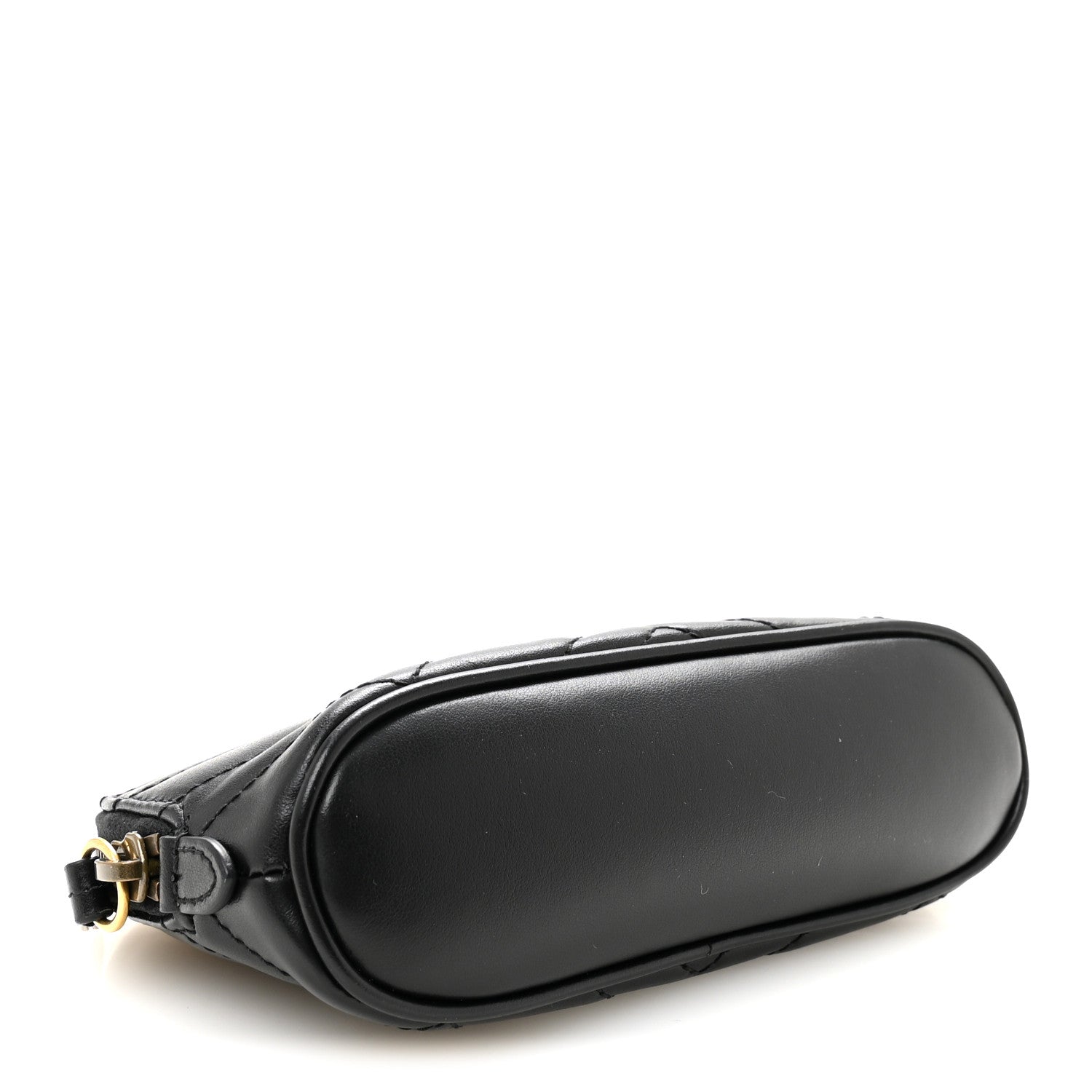 Gucci Calfskin Matelasse GG Marmont Pouch Cosmetic Case Black Black 4 of 7