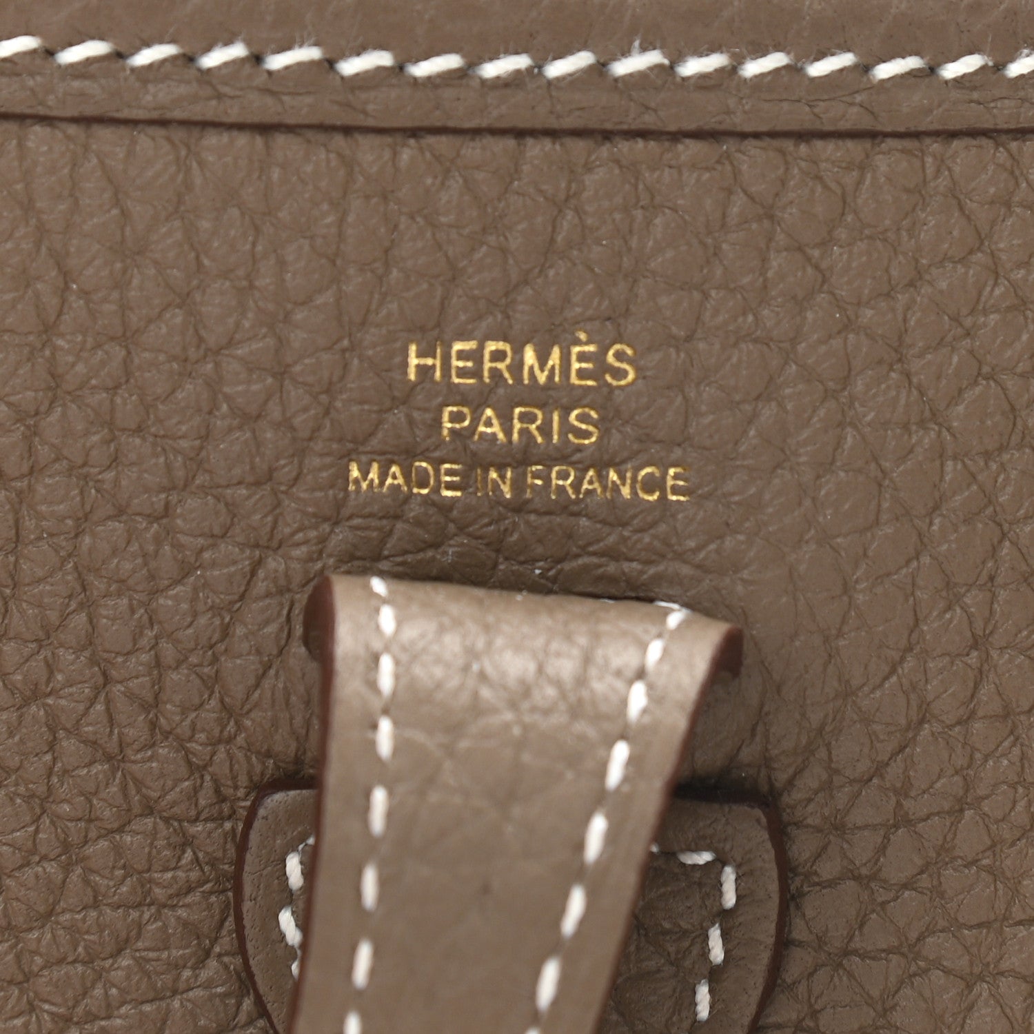 Hermes Taurillon Clemence Amazone Evelyne TPM Etoupe Bleu Indigo 6 of 9
