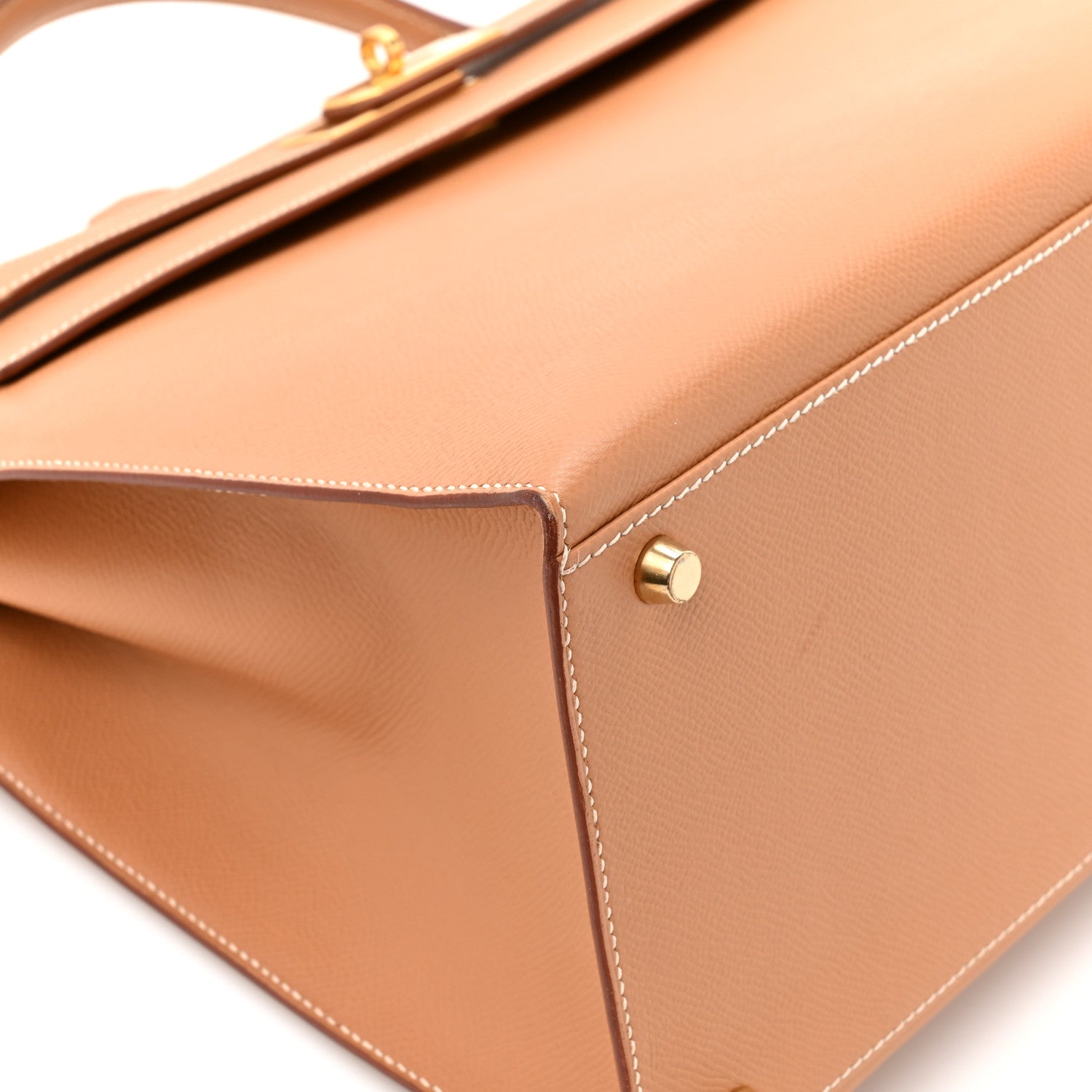 Hermes Courchevel Kelly Sellier 40 Tabac Camel 10 of 14