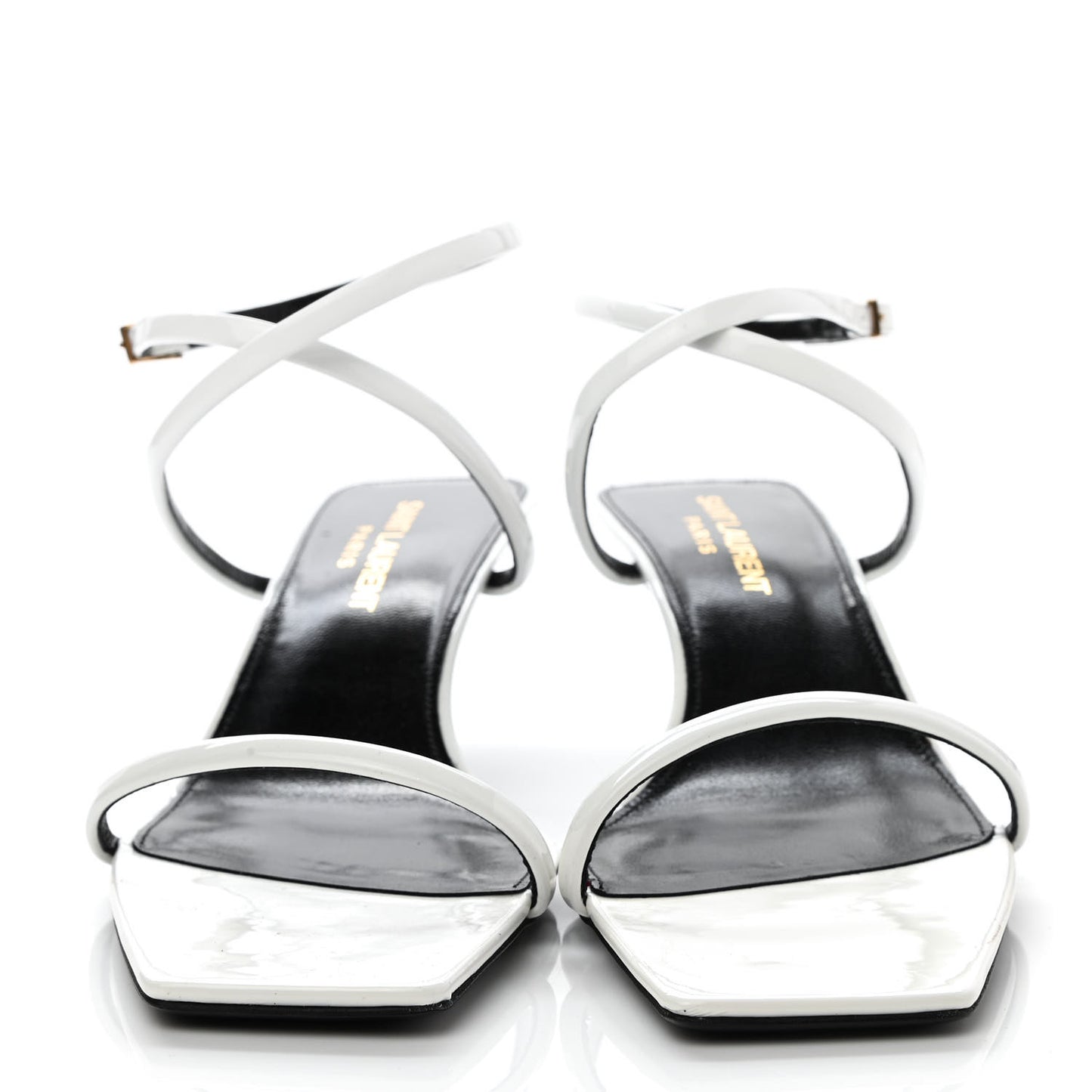 Calfskin Patent Nuit 55 Sandals 37 Bright White