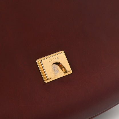 Celine Natural Calfskin Trotteur Messenger Bag Burgundy 9 of 10