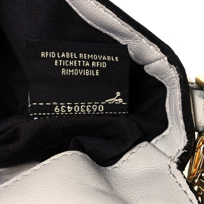 Fendi Nappa FF 1974 Embossed Mini Baguette White 8 of 20