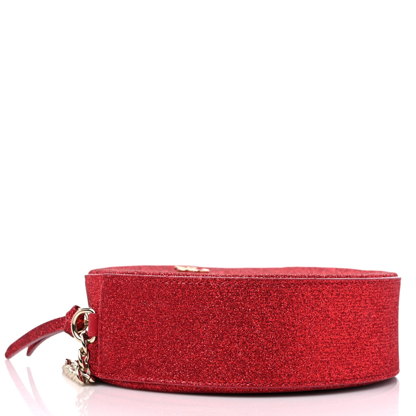 Glitter Round Crossbody Red