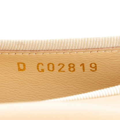 Chanel Lambskin Cap Toe Ballerina Flats 37 Beige Black 8 of 9