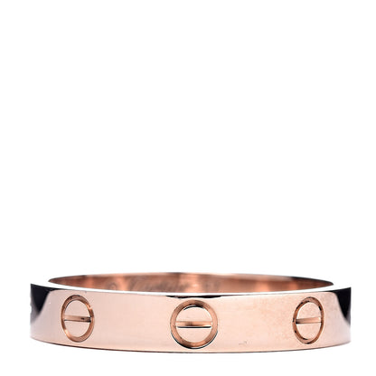 Cartier 18K Pink Gold 3.5mm LOVE Wedding Band Ring 57 8 3 of 5