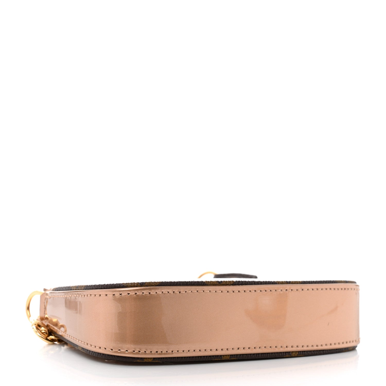 Louis Vuitton Metallic Vernis Mini Pochette Accessories Rose Gold 4 of 6