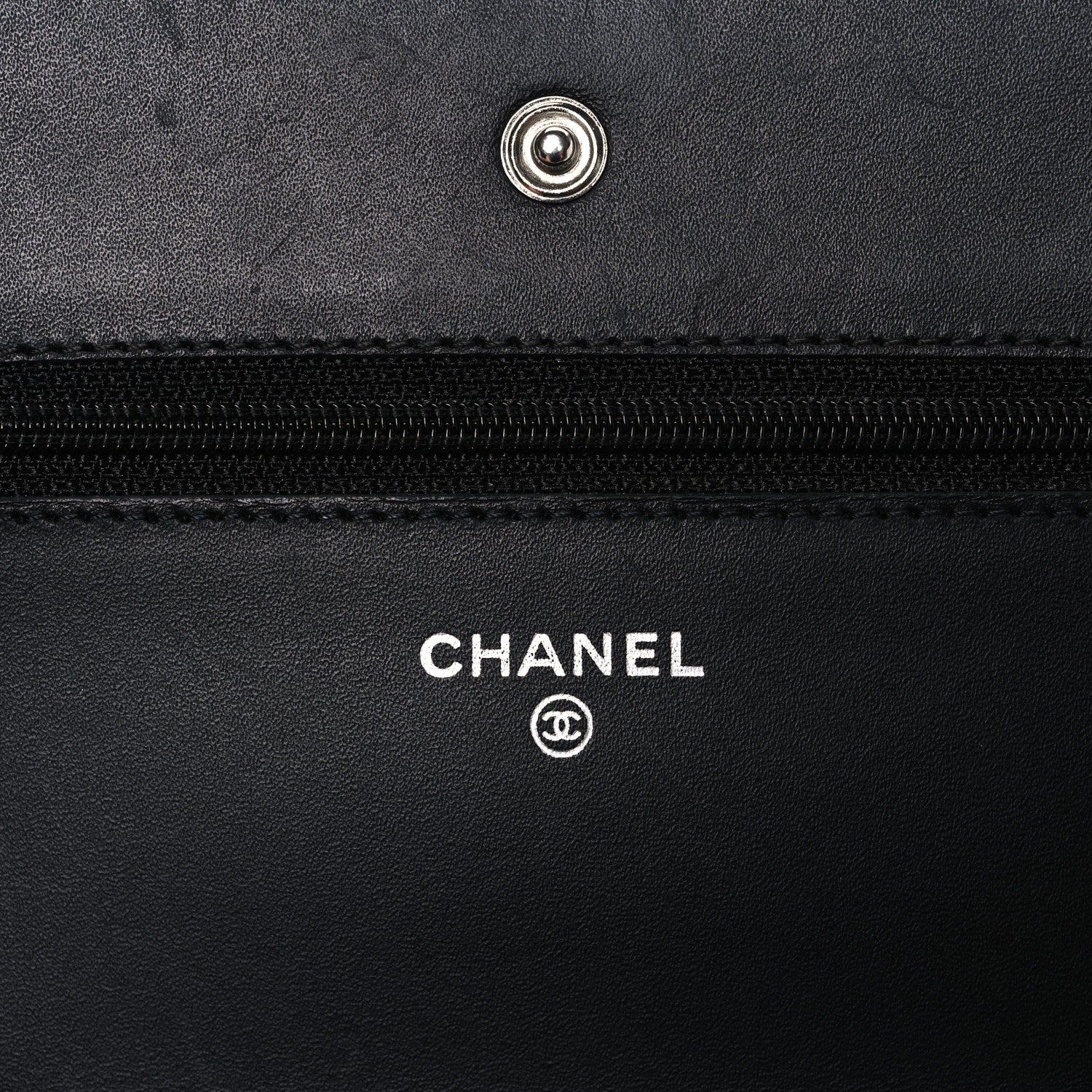 Chanel Caviar Timeless CC Wallet On Chain WOC Black 6 of 11