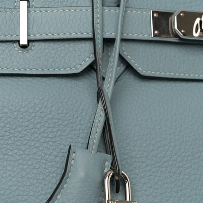 Hermes Taurillon Clemence Birkin 35 Ciel 22 of 26