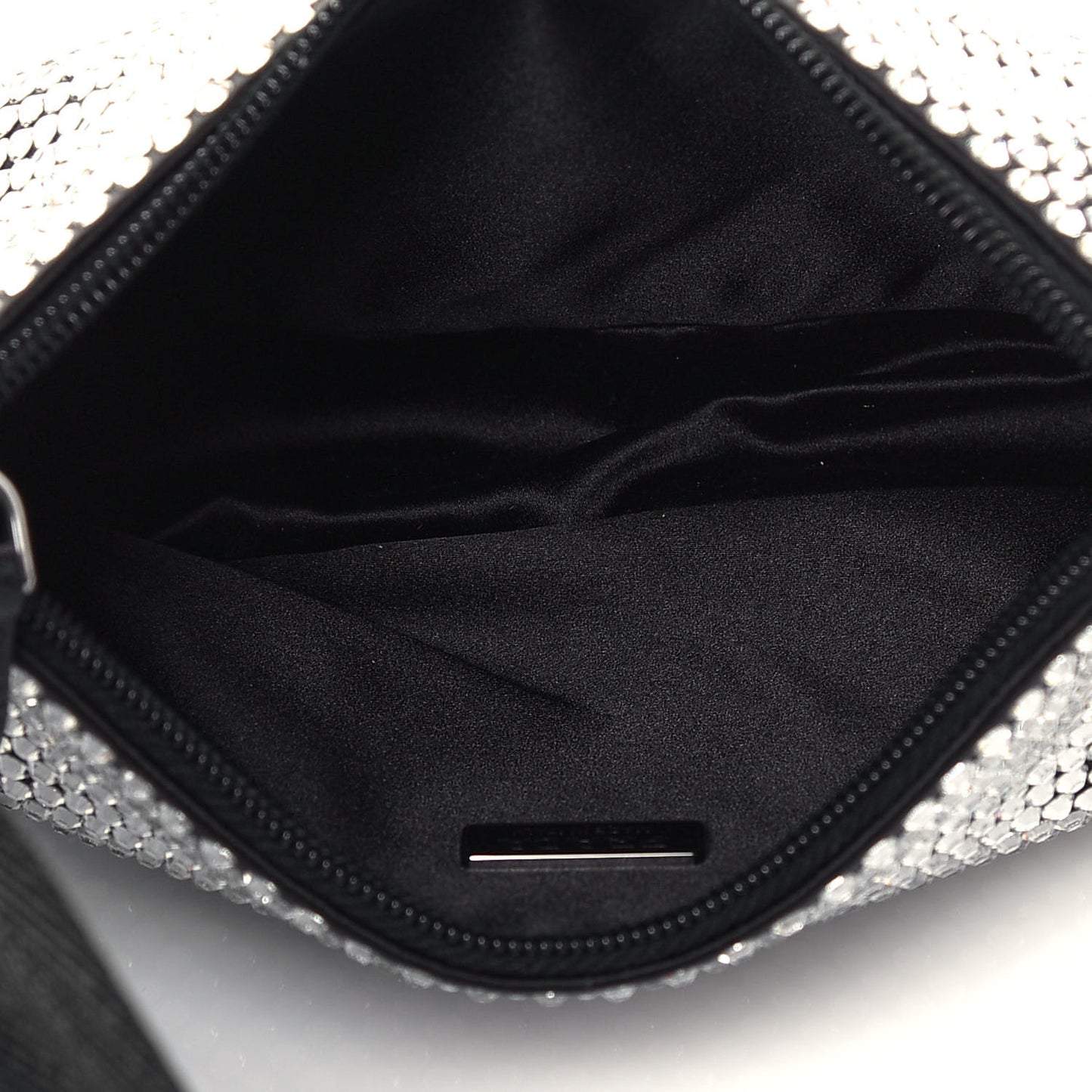 Satin Crystal Mini Re-Edition 2000 Bag Cristal