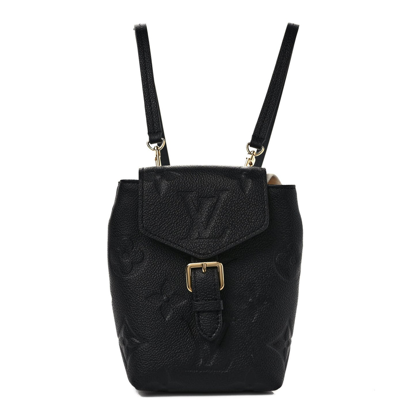Empreinte Monogram Giant Tiny Backpack Black