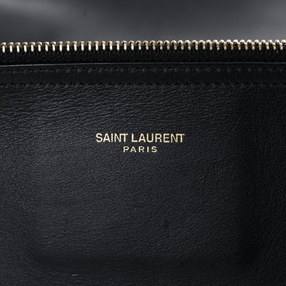 Saint Laurent Calfskin Medium Suzanne Hobo Black 6 of 16