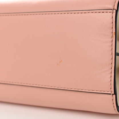 Gucci Nappa Bamboo Web Mini Nymphaea Top Handle Bag Perfect Pink Mystic White 12 of 15