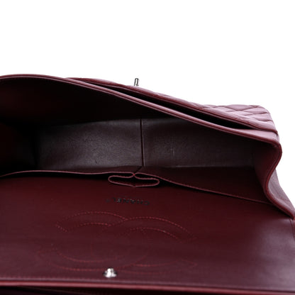 Chanel Lambskin Quilted Jumbo Double Flap Burgundy 5 of 16