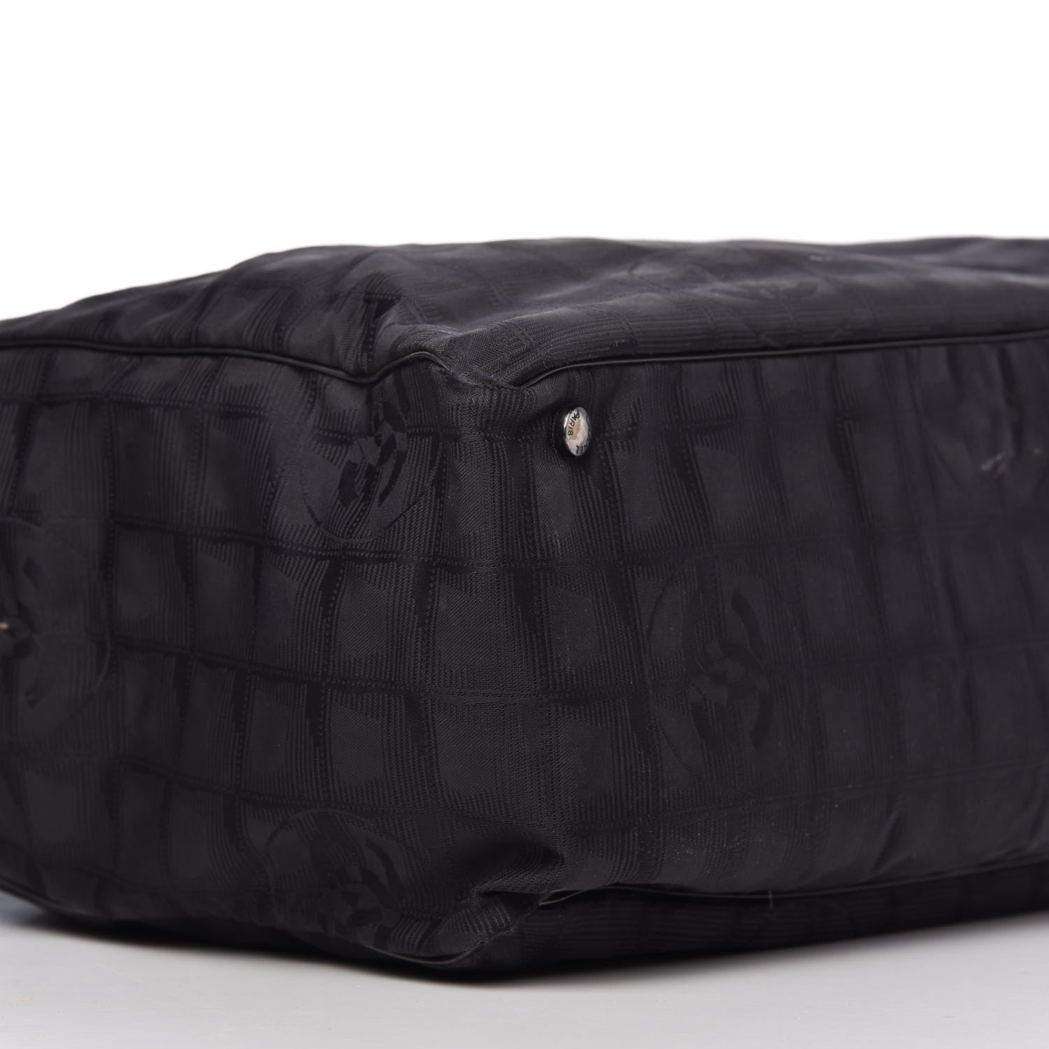 Chanel Nylon Medium Travel Tote Black 6 of 11