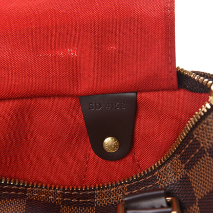 Louis Vuitton Damier Ebene Speedy Bandouliere 25 8 of 11