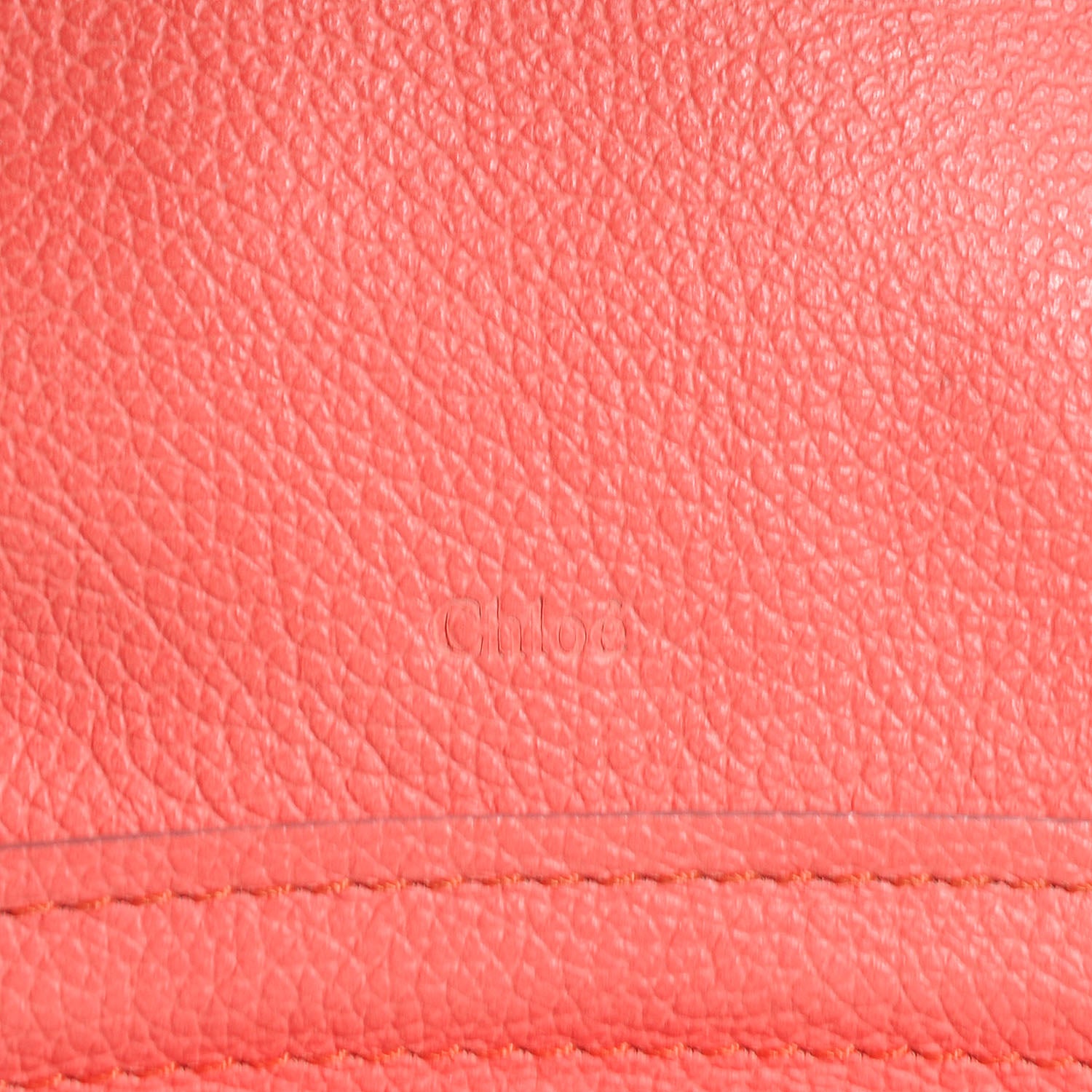 Chloe Calfskin Medium Paraty Coral 15 of 15
