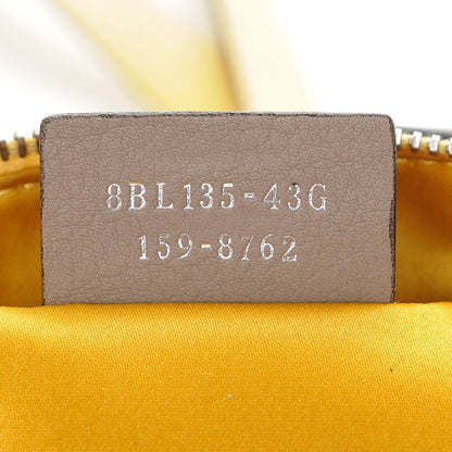 Fendi Vitello Dolce Crystal Croc Tail Mini By The Way Boston Bag Yellow 7 of 7