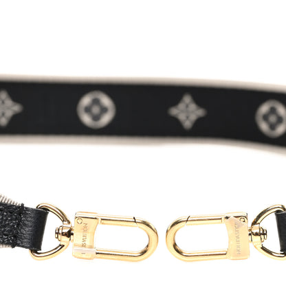 Louis Vuitton Jacquard Diane Shoulder Strap Black Ivory 3 of 3