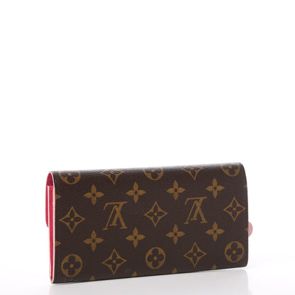 Louis Vuitton Monogram Bloom Flower Emilie Wallet 3 of 7