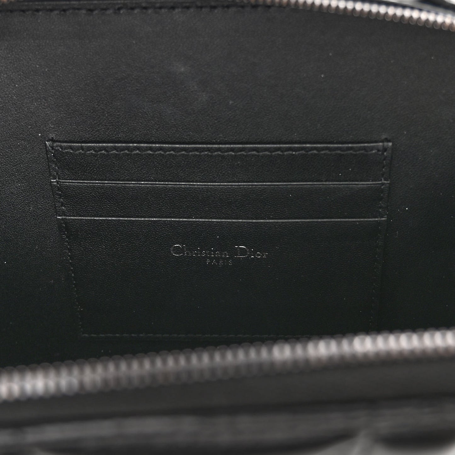 Calfskin Macrocannage Caro Box Bag Black
