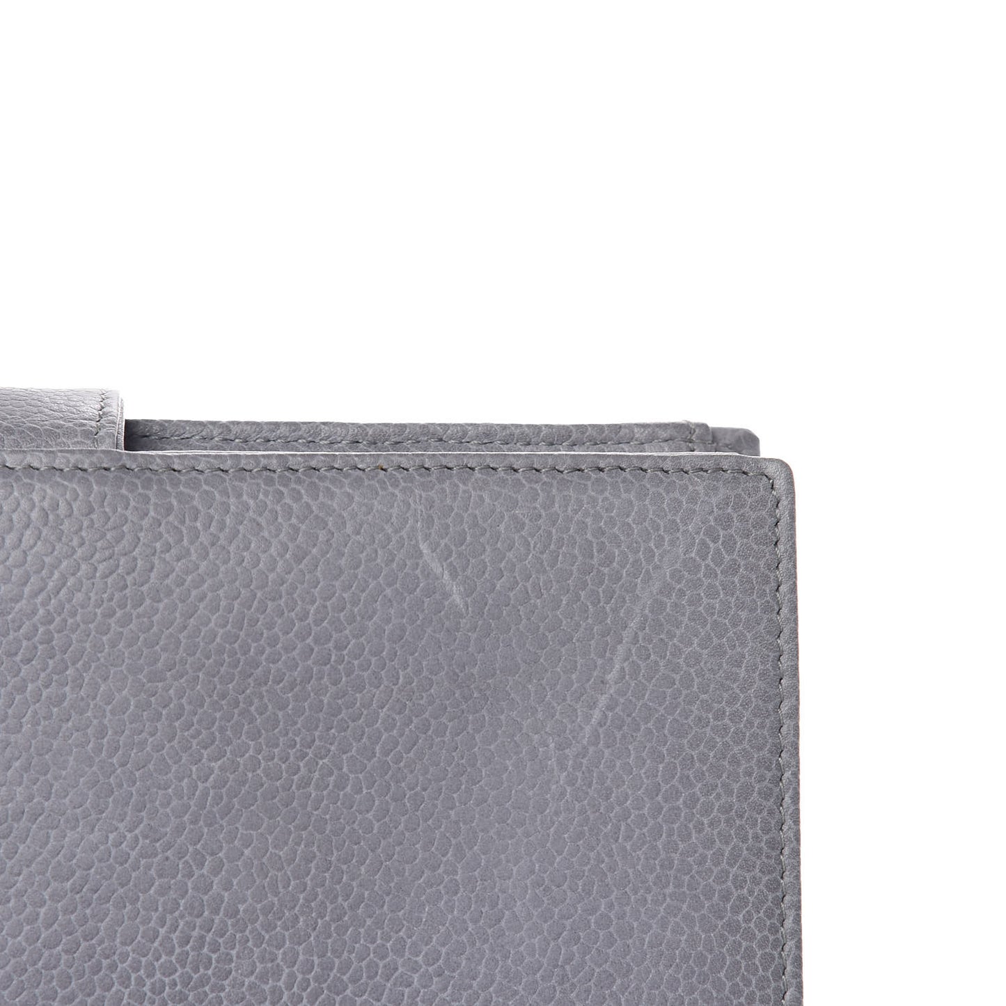 Caviar Timeless CC French Wallet Grey