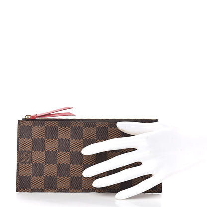 Louis Vuitton Damier Ebene Felicie Chain Wallet Zippered Insert 2 of 6