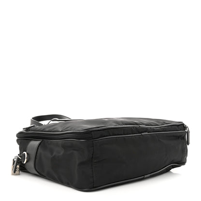 Prada Tessuto Nylon Saffiano Briefcase Black 4 of 15