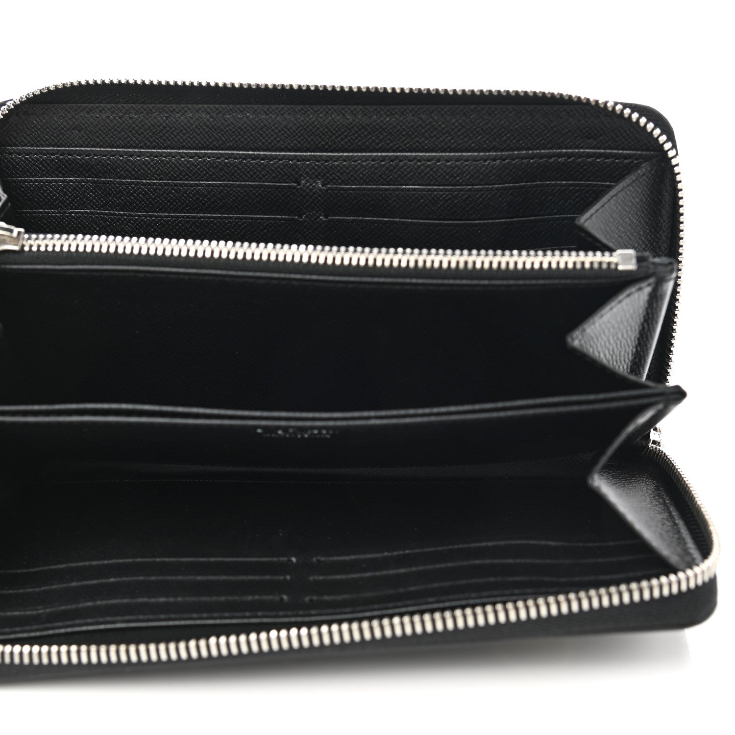 Louis Vuitton Epi LV Stories Zippy Wallet Black 6 of 9