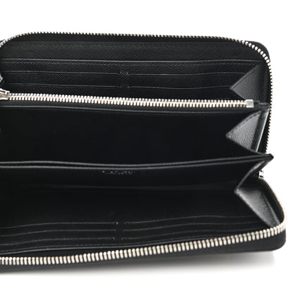 Louis Vuitton Epi LV Stories Zippy Wallet Black 6 of 9
