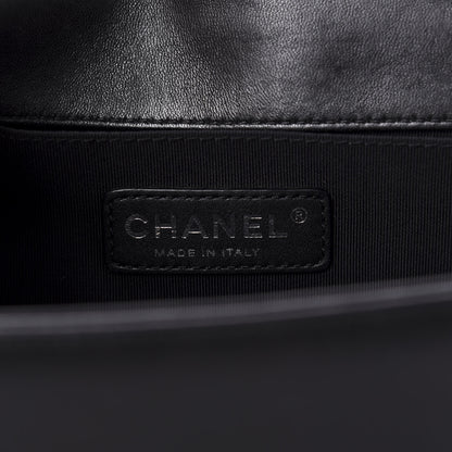 Chanel Lambskin Quilted Medium Boy Flap Black 9 of 12