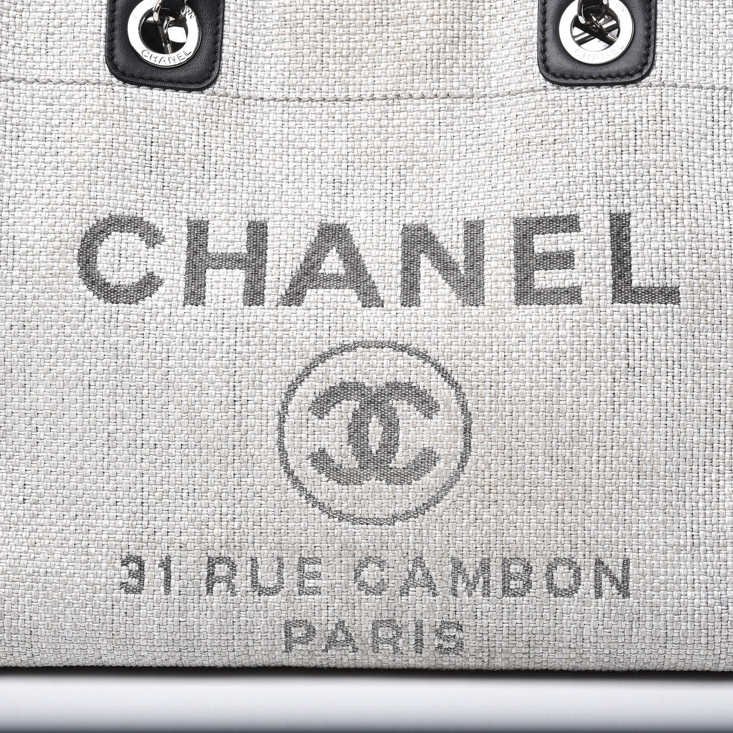 Canvas Small Deauville Tote Grey
