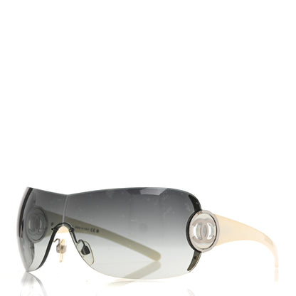 Chanel CC Sunglasses 4145 White 1 of 8
