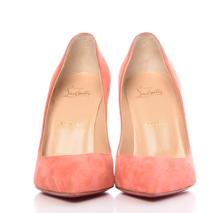 Christian Louboutin Suede Pigalle Follies 100 Pumps 38 Charlotte 2 of 8