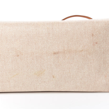Hermes Toile Vache Calfskin Herbag 39 MM Natural 16 of 22