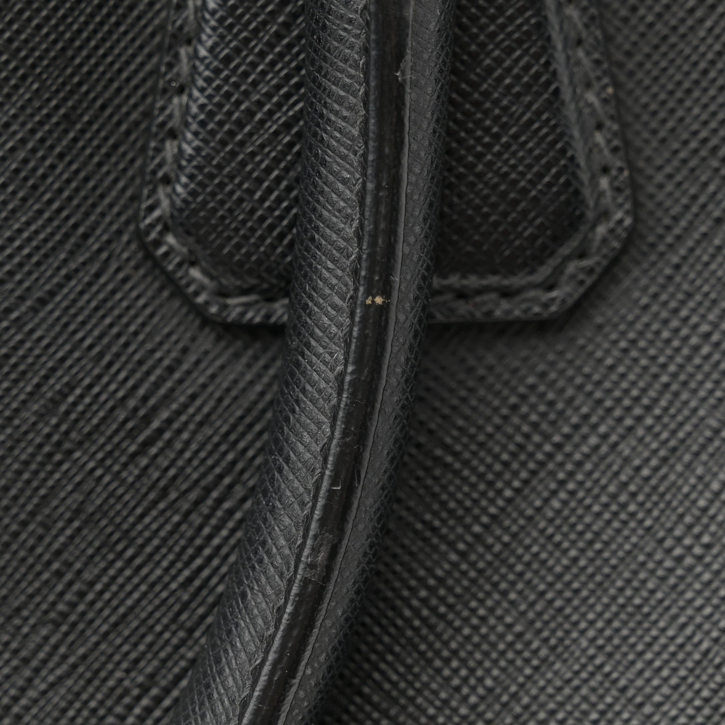 Saffiano Travel Briefcase Black