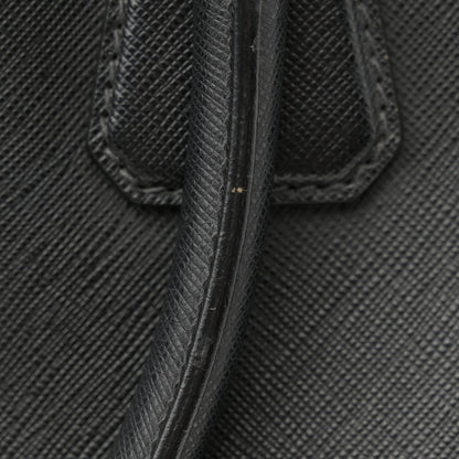 Prada Saffiano Travel Briefcase Black 13 of 15
