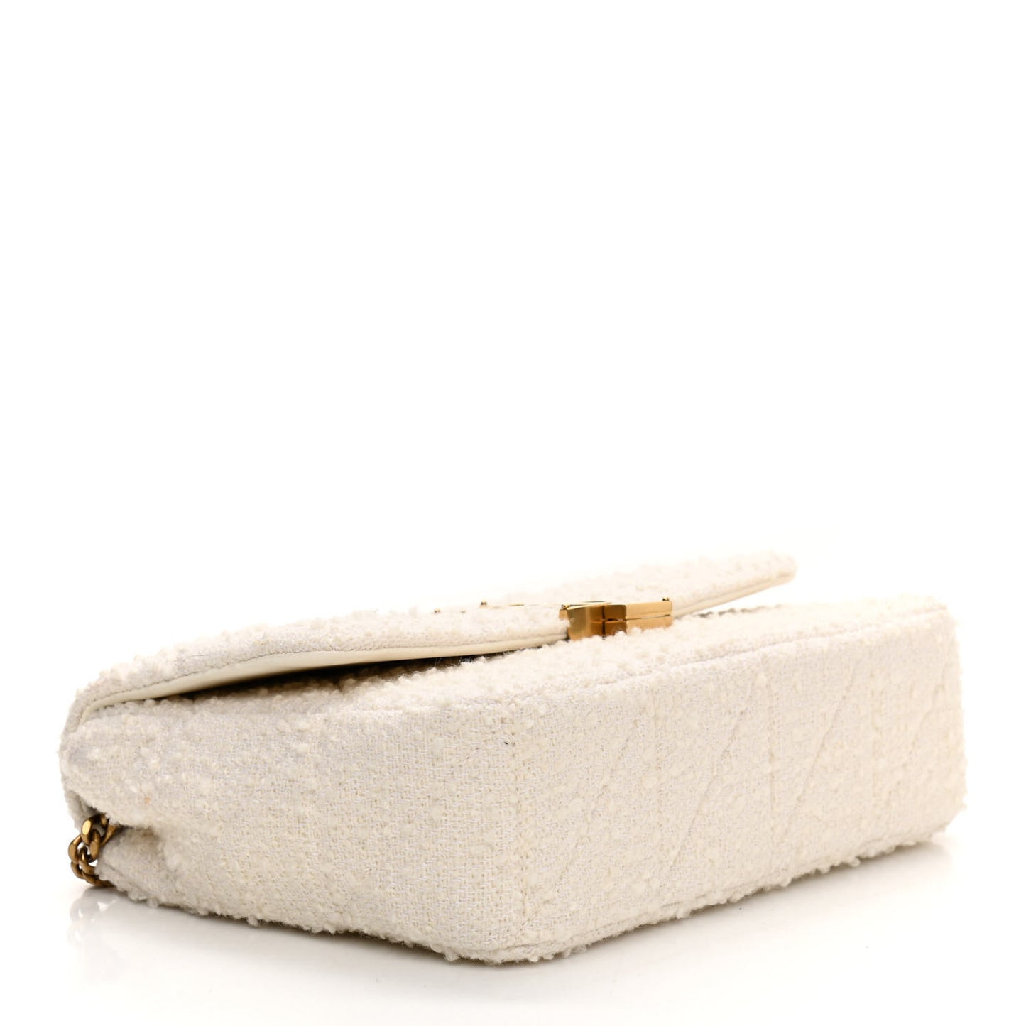 Boucle Tweed Monogram Medium Jamie White