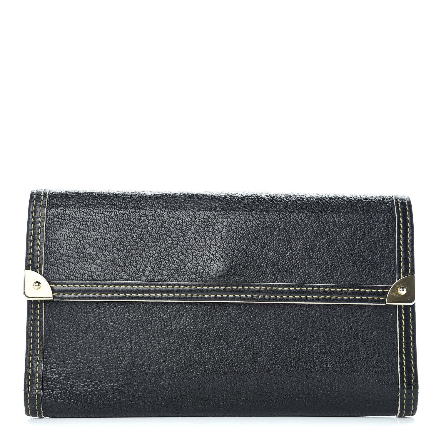 Louis Vuitton Suhali Porte Tresor International Wallet Black 1 of 11
