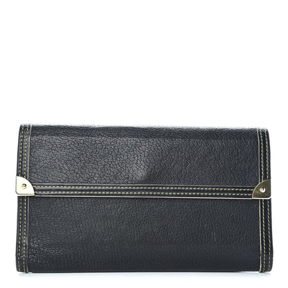 Louis Vuitton Suhali Porte Tresor International Wallet Black 1 of 11