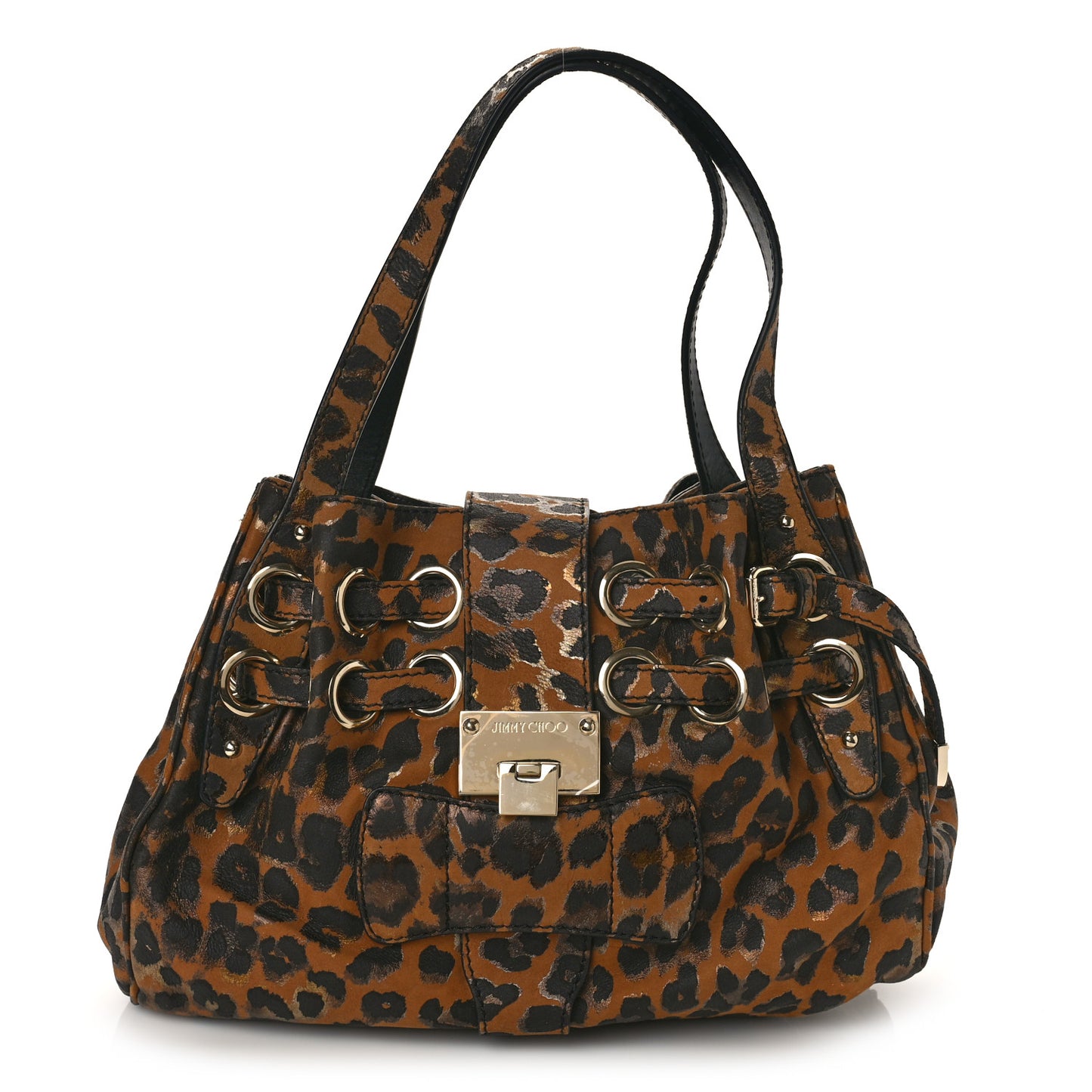 Suede Leopard Print Riki Tote