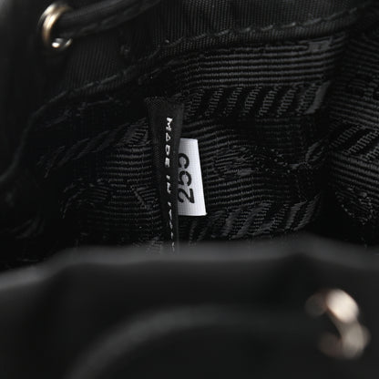 Prada Nylon Vela Mini Crossbody Backpack Black 8 of 10