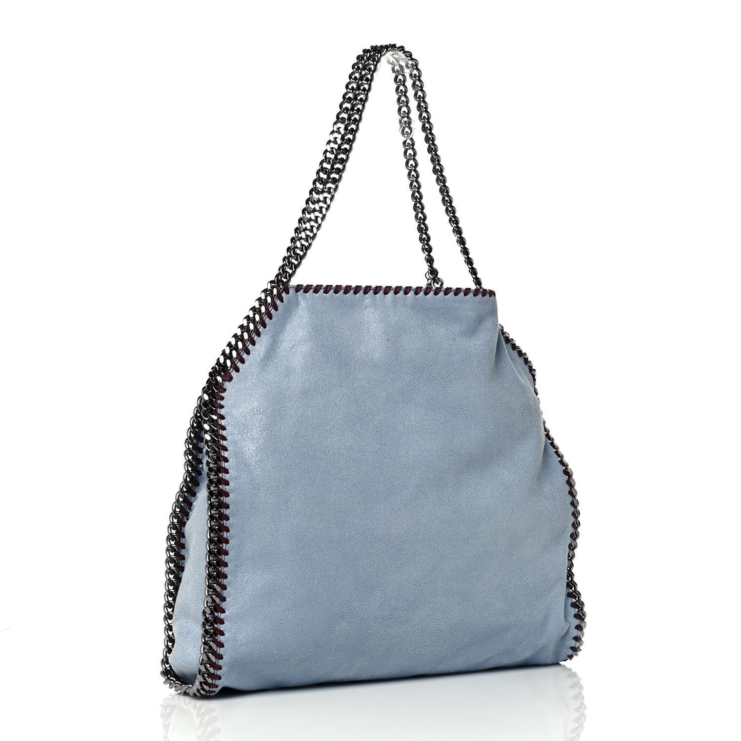 Shaggy Deer Small Falabella Tote Ice Blue