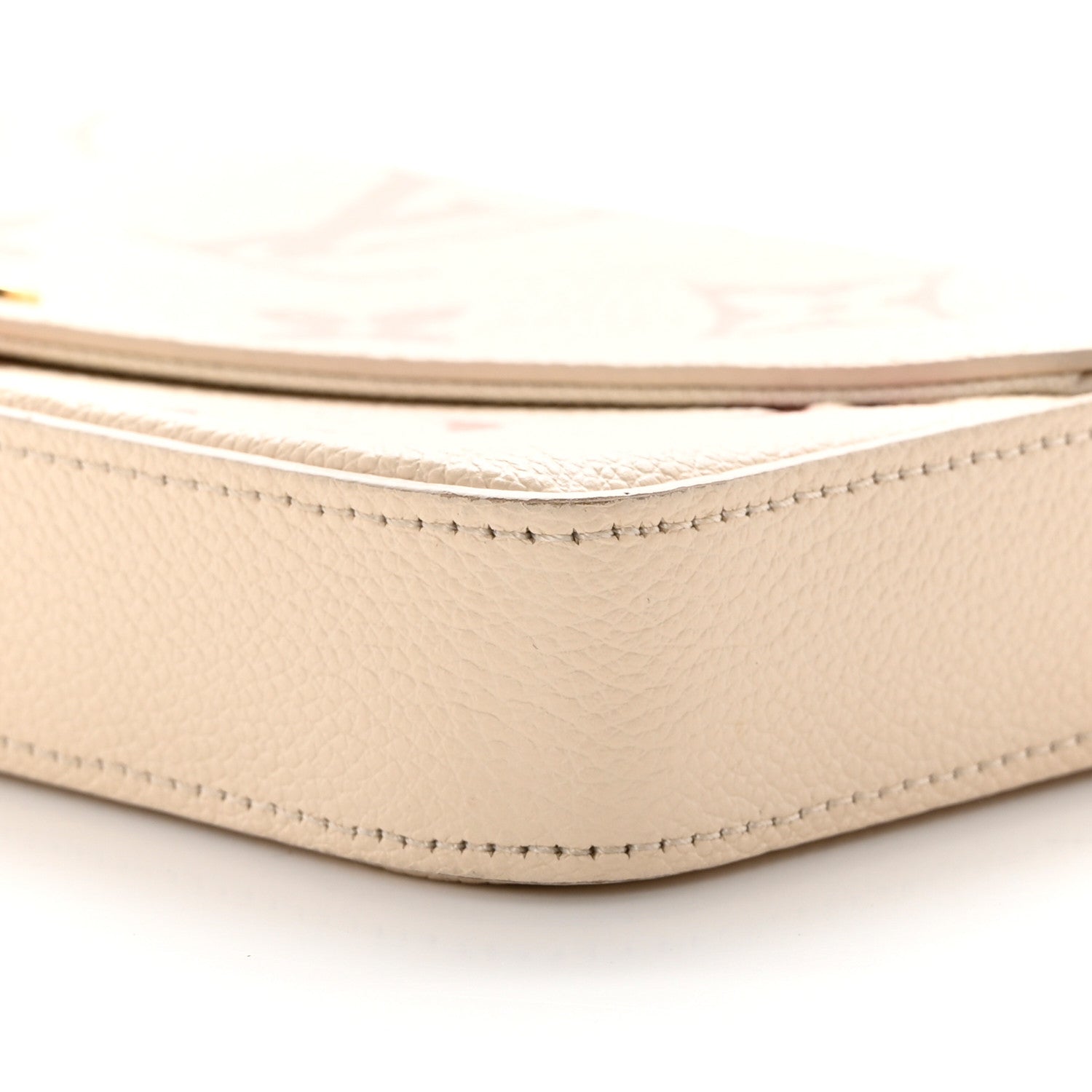 Louis Vuitton Empreinte Monogram Giant By The Pool Felicie Pochette Chain Wallet Creme Rose Trianon 11 of 18